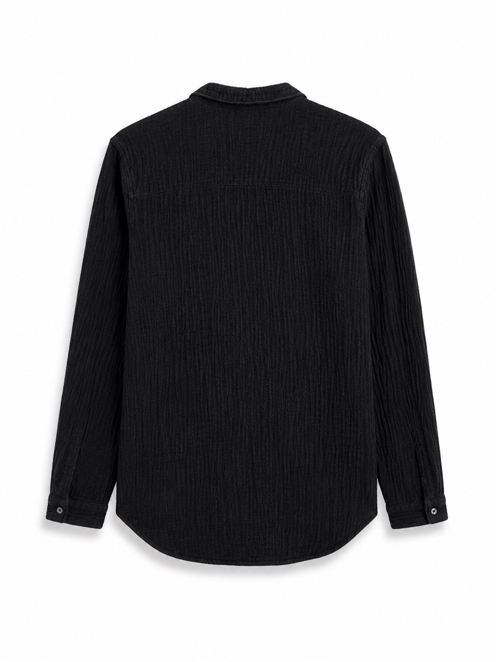 CP SHADES BLACK LINEN BUTTON FRONT SHIRT TOP SZ M - Picture 3 of 5